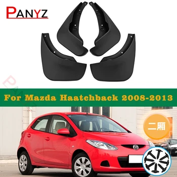 Automobilių purvo sklendės Mazda 2 / Demio Ge liukas Hečbekas 2007-2012 Sparnų purslų apsaugai Purvasaugiai Purvasaugių priedai