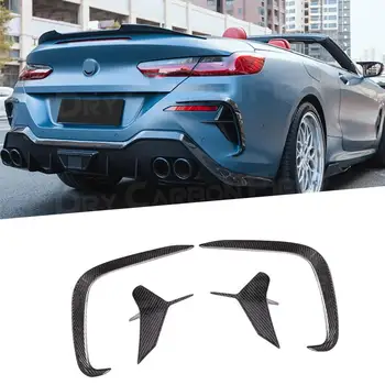 Anglies pluošto priekinio lūpų buferio spoilerio galinio buferio difuzoriaus dangtelis ir šoniniai skirstytuvai BMW 8 serijos G14 G15 G16 M Sport 2018 - 2021