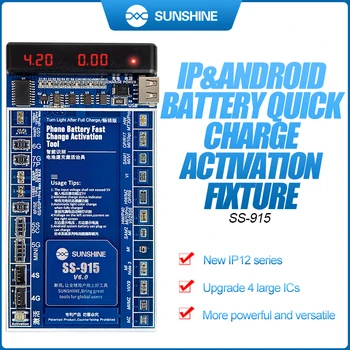 Sunshine SS-915 Universal Battery Board Quick Charge with USB Cable for iP for Android Battery Activation Testing