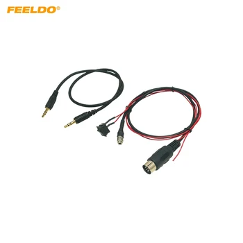 FEELDO automobilio garso CD MP3 8Pin AUX adapterio jungiklis, skirtas Nissan Teana JM350 JK230 JM230 JK200 radijo AUX laido kabelis