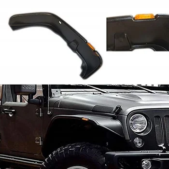 SXMA Fender Flares, Mudguard Front & Rear Mud Guard Air Plane Style ABS for Jeep Wrangler JK 2007-2017 J094