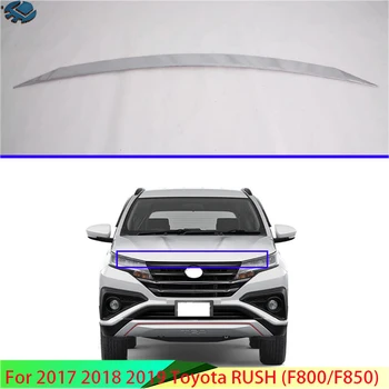 2017–2022 m. Toyota RUSH (F800/F850) Automobilių priedai ABS chromuotas priekinis gaubtas Variklio dangčio grotelių grotelės Buferio lūpų tinklelio apdailos dangtelis