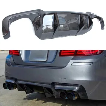 DTM tipo anglies pluošto galinio buferio lūpų pelekai spoilerio sparnų skirstytuvo difuzorius skirtas BMW 5 serijos F10 530i 540i 2010+