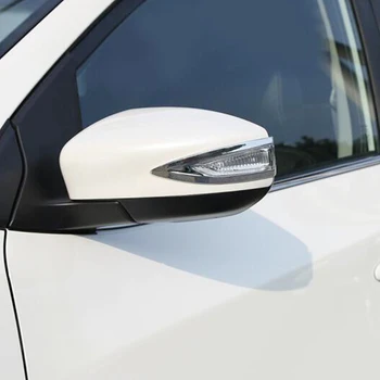 Tinka Nissan Tiida 2016 2017 ABS Chrome automobilis Galinio vaizdo veidrodėlis apdailos juostelės dangtelio apdaila automobilio stiliaus aksesuarai 2vnt