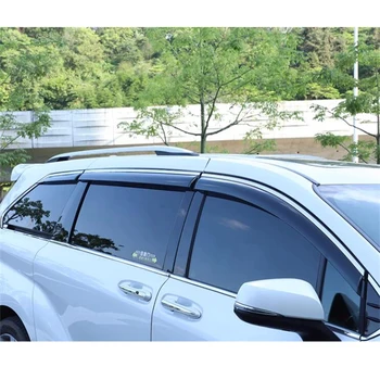 6PCS automobilio lango skydelis NAUJAS Toyota Sienna šoninis apsaugos nuo saulės skydo išorinis kėbulo komplektas 2021 2022 2023