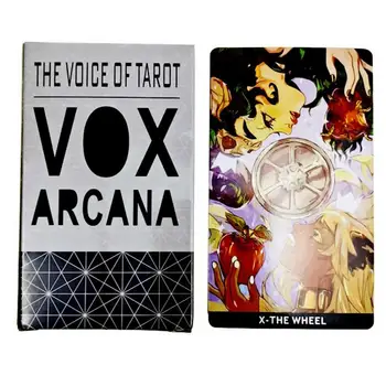 Taro kortos balsui Arcana Taro anglų kalbos stalo žaidimai su gidu Nature Deck Occult Divination Cards Arcana žaidimas Gilt