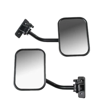 Durys nuo veidrodėlių Jeep Wrangler Tj, Jk, Lj greito atleidimo šoniniai veidrodėliai Juoda 2Pack