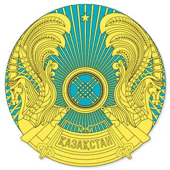 Juokinga Kazachstano vėliava Herbas Automobilio lipdukas Galinis langas, bagažinė, transporto priemonė, tiuningo buferis Neperšlampamas bekelės 4x4 lipdukas