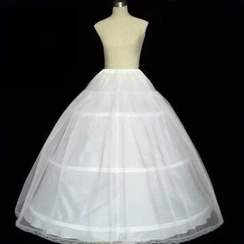 3 Hoop Wedding Petticoat apatinis sijonas kamuolinei suknelei Vestuvinės suknelės vestuvinės aksesuarai