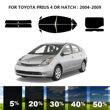 Iš anksto supjaustytas nanokeramikos automobilis UV langų atspalvio rinkinys Automobilinė langų plėvelė TOYOTA PRIUS 4 DR HATCH 2004-2009