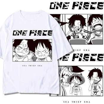 Japonų anime One Piece vyriški marškinėliai Mada Aukštos kokybės medvilniniai marškinėliai trumpomis rankovėmis Harajuku Tees KID marškinėliai Viršūnių nemokamas pristatymas