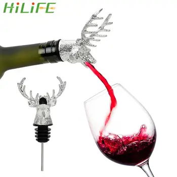 HILIFE vyno pilstytuvo butelio dangtelio dangtelio dangtelio strypo įrankiai Juokingas butelio kištukas Įdomios dovanos Nerūdijančio plieno elnio 