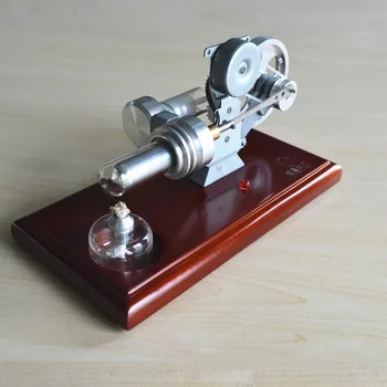 Stirlingo variklio modelio generatoriaus sidabro ratų štampavimas ir gręžimas specialus pardavimas fizinis eksperimentas