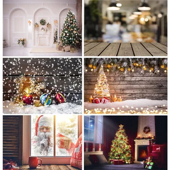Kalėdų vakarėlio dekoras Fonas Baby Tree Gift Photography Background Photocall Photographic Prop Photo Studio 22815 SDJ-07