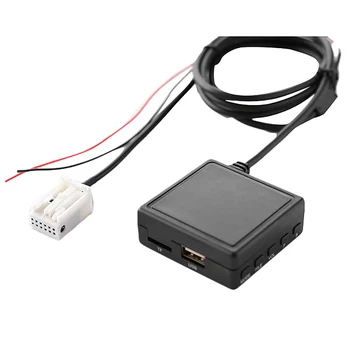 Car Bluetooth 5.0 AUX kabelio adapteris TF USB Fit skirtas Peugeot 207 307 407 308