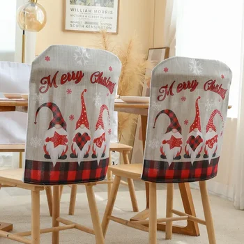 Naujas kalėdinis Rudolfo kėdės komplektas Svetainė Valgomasis Namai Kalėdų dekoravimas Atgal Komplekto reikmenys