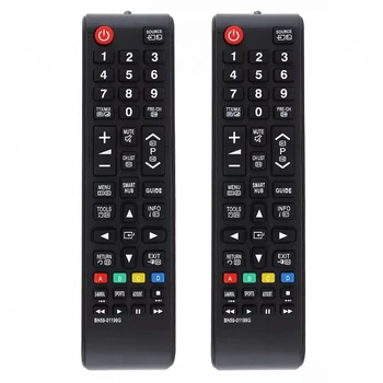 2X BN59-01199G belaidžio televizoriaus nuotolinio valdymo pulto pakeitimas Samsung BN5901199G / BN59-01199G išmaniajam televizoriui