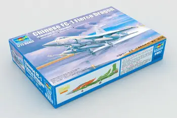 Trumpeter 01657 1/72 Kinijos FC-1 Fierce Dragon Fighter Bomber Aircraft Static Model TH05676-SMT2
