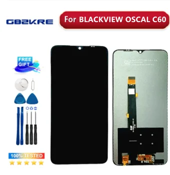 Nauja Blackview OSCAL C60 LCD ekranui Jutiklinio ekrano skaitmeninimo priemonės surinkimas Blackview C60 LCD ekranas OSCAL C60 LCD TouchSeonsor