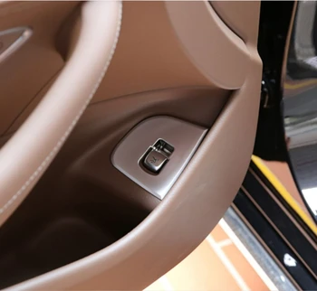 Automobilio galinių durų rankenos apsauga Automobilio bagažinės perjungimo mygtuko dangtelio apdaila Mercedes Benz E klasės 2016-2020 metų interjero aksesuarams