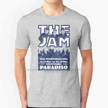 Jam At The Paradiso ( Distressed Design ) Marškinėliai Medvilnė 6XL Post Punk New Wave Jam Paul Specials Music British Mod Who