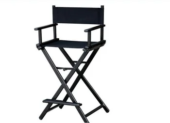 Aukšto aliuminio rėmo makiažo meistras Režisieriaus kėdė sulankstomi lauko baldai Lengvas nešiojamas sulankstomas direktorius Makiažo kėdė