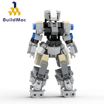 BuildMoc aukštųjų technologijų mechanizuotas jūrų Mehca roboto kostiumas Statybinių blokų rinkinys Riterio mašinos figūrėlės Žaislai vaikams Gimtadienio dovana