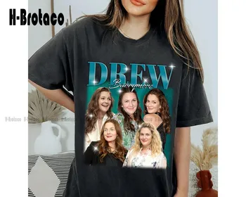 Drew Barrymore marškinėliai, marškiniai, Drew Barrymore Unisex, Vintage, Drew Barrymore trišakiai, madingi marškiniai, dovana jam
