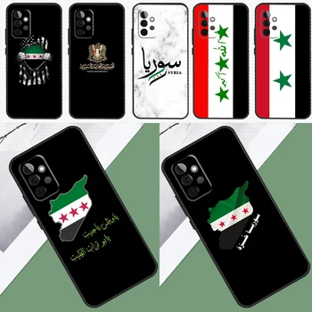 Sirija Vėliavos dėklas Samsung Galaxy A34 A54 A14 A52 A32 A12 A22 A72 A42 A13 A33 A53 A51 A71 Viršelis