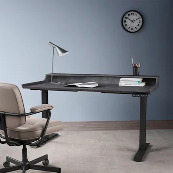 Elektrinis kėlimo stalas, stovintis kompiuterio stalas, pakeliamo stalo kojos, namų ūkio biuro stalas, stalas, rašomasis stalas