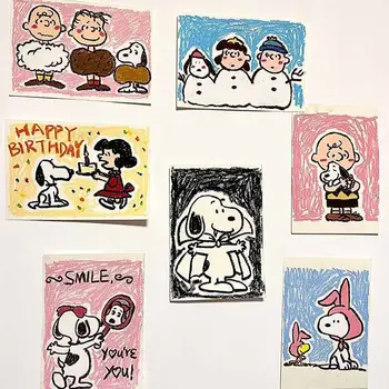 Cartoon Snoopy Ins šaldytuvo plakatas Dekoratyvinė tapyba Bendrabučio sienų lipdukas Bendrabučio sienos lipdukas Kambario sienos lipdukas