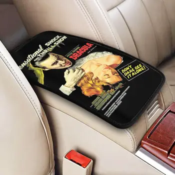 Automobilio porankių dangtelio kilimėlis Odinis Drakulos plaktukas 1958 m. Centrinė rankena Dėžutės pagalvėlė Mumijos siaubo filmas Auto aksesuarai Interio