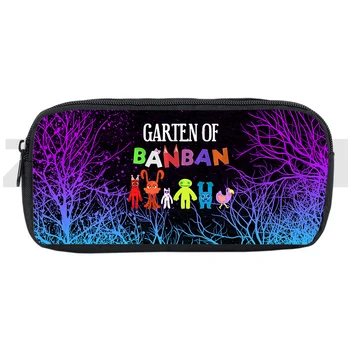 Garten of BanBan 2 pieštukų dėklas Studentai 3D spausdinimo žaidimas Garten of BanBan Anime Make Up Bag Chool Kanceliarinių prekių laikymo kosmetikos krepšys
