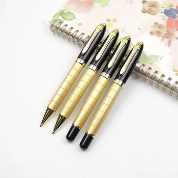 Tušinukas 0,7 mm juodas / mėlynas rašalas verslo rašiklis 0,5 mm aukštos kokybės metalinis tušinukas studentų biuro reikmenims rašyti