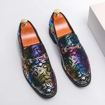 Spalvinga tendencija Loafers Batai vyrams Žemi kulniukai Patogūs kvėpuojantys klasikiniai didelio dydžio laisvalaikio vyriški batai Dideli dydžiai 38-46