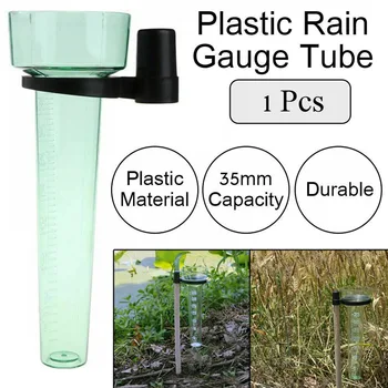 1vnt Vandens lietaus matuoklis Sodo vandens ir žemės matavimo įrankiai Matuoklio prietaisų priedai Lietaus vandens krituliai Guage sodo įrankis