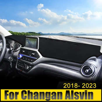 For Changan Alsvin 2018 2019 2020 2021 2022 2023 Automobilio prietaisų skydelio dangtelis Venkite šviesos pagalvėlės Saulės atspalvis Anti-UV kilimai Neslidus dėklas Kilimėlis
