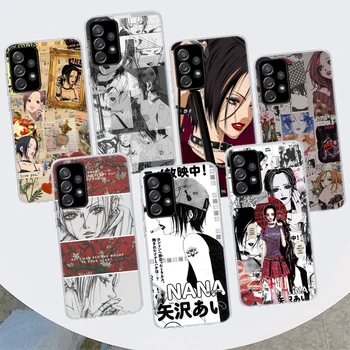 Anime Oosaki Nana telefono dėklas, skirtas Samsung Galaxy A51 A71 A50 A50 A70 A40 A30 A20E A10 A41 A31 A21S A11 A01 A6 A8 + A7 A9 Plus