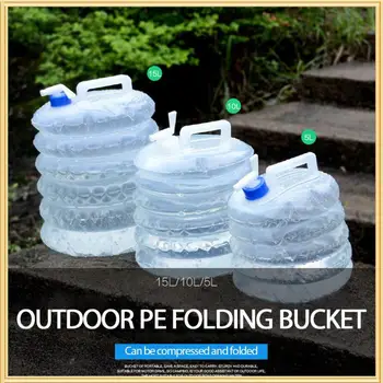 Kempingo vandens konteineris Patogus sandarus nuotykis Kompaktiškas vandens butelis Geriausiai parduodamas sulankstomas vandens krepšys Patvarus nešiojamas
