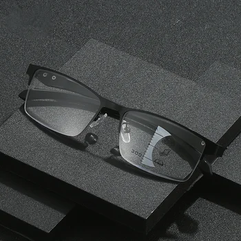 Spalvą keičiantys anti mėlynos presbiopijos akiniai Tolimojo ir artimo nuotolio skaitymo akiniai su automatiniu priartinimu ir progresyviu daugiažidiniu