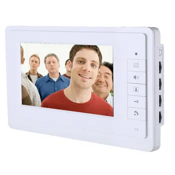 Vaizdo durų domofonas Laidinis vaizdo durų telefonas Vaizdinis vaizdo domofono sistema Durų skambučio monitorius Kameros priedas namų saugumui