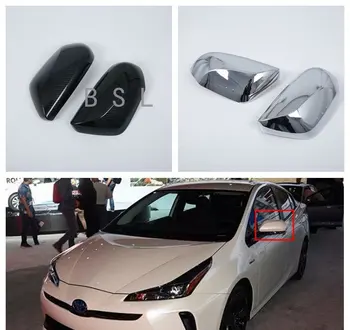 skirta Toyota Prius 50 serijai 2016 - 2022 ABS juodas anglies pluoštas automobilio išorinis galinio vaizdo veidrodėlis Apdailos dangtelio apdailos lipdukai
