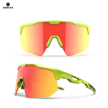Karštas dviratis Dviratis Akiniai nuo saulės Poliarizuoti dviračių akiniai Dviratis MTB UV400 Kalnų vyrų / moterų akiniai lauke Sportiniai akiniai 1 objektyvas