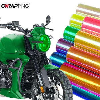 Motociklų chameleono žibintų atspalvio plėvelė Vandeniui atspari priekinių žibintų spalvos keitimo plėvelė automobilių motociklų galinių žibintų atspalvio lipdukams