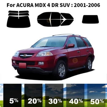 Precut nanokeramikos automobilis UV langų atspalvio rinkinys Automobilinė langų plėvelė ACURA MDX 4 DR visureigiui 2001-2006
