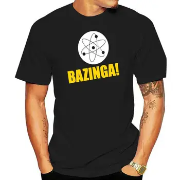 Bazinga Gatvės apranga Priežastiniai topai Laisvalaikio marškinėliai Vyrai 100% Dizainas Tinka Tops Vyriški marškinėliai Mada Vasara