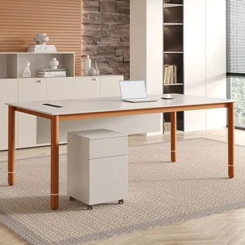 Prabangūs konferencinio stalo stalai Boso mediniai modernūs stalčiai Saugojimo studija Kompiuteris Biuro stalo komplektas Arredo Ufficio namų baldai