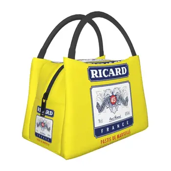 Custom France Ricard Pietų krepšys Moterų aušintuvas Termiškai izoliuotos pietų dėžutės darbui Pinic arba kelionėms