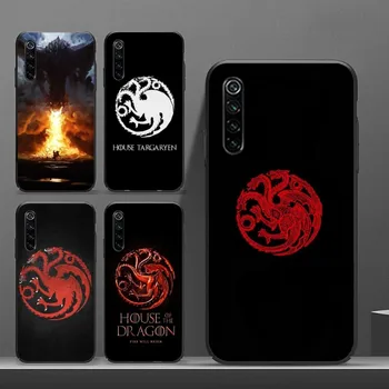 House of Dragon Phone Case For Realme GT NEO 3 2 10 9 8 7 Pro X50 X2 C35 C33 C31 C30 Soft Black Phone Cover