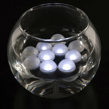 12 vnt./lotas Plaukiojantis mirksnis LED Fėjų perlų kamuolys šviesus spalvingas LED Alaus puodelis stiklinė gėlių vaza lempos vakarėlių dekoracijos